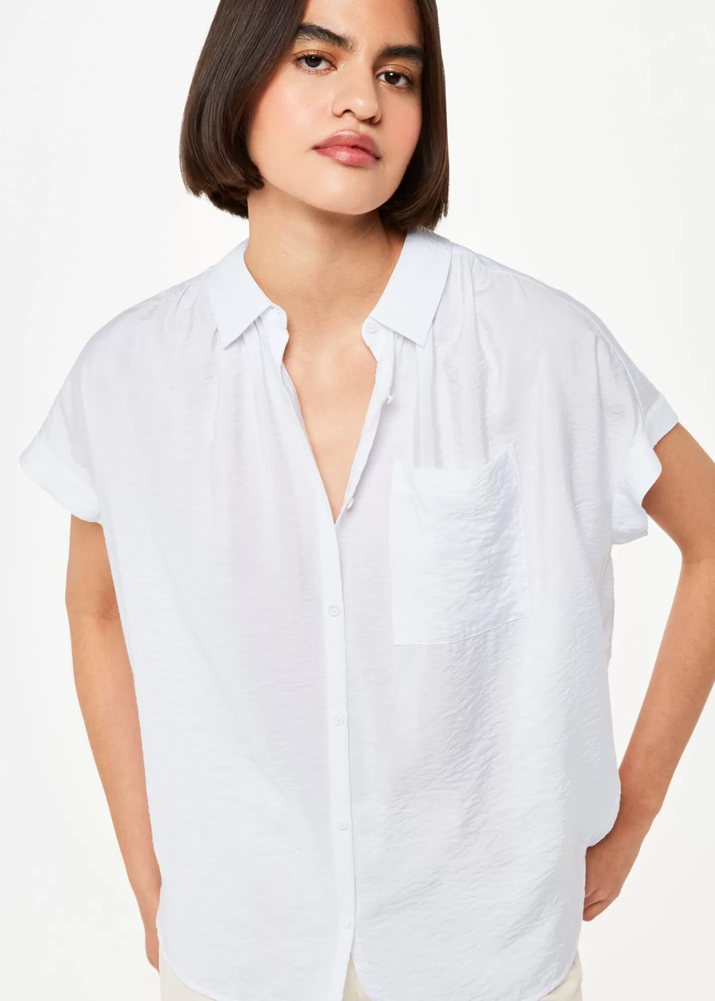 Whistles Shirts & Blouses | Tops*Nicola Button Through Shirt White